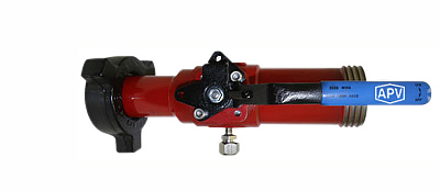 APV Ball Valve c/w Integral Hammer Union Ends for quick changeouts on tanker unloading manifolds APV Ball Valve c/w Integral Hammer Union Ends for quick changeouts on tanker unloading manifolds